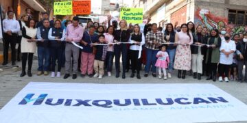 Gobierno de Huixquilucan entrega obras de repavimentación de calles