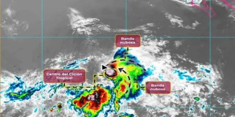 Se forma la depresión tropical Cuatro-E en el Pacífico, pero no afectará a México