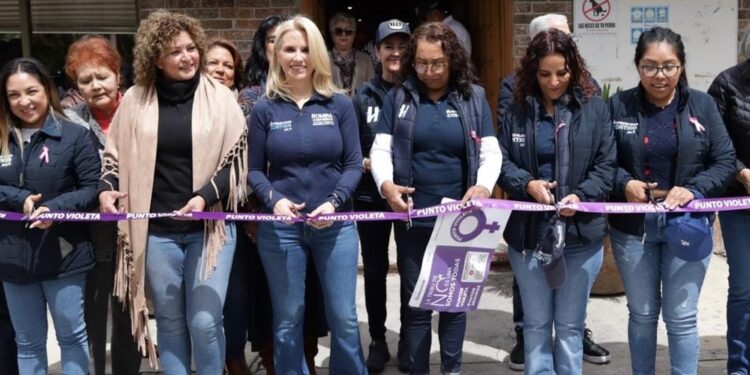 Tiene Huixquilucan más de 30 Puntos Violeta para proteger a niñas y mujeres