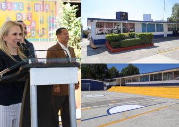 Rehabilita gobierno de Huixquilucan escuela en San Fernando