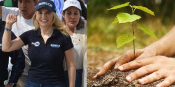 Promete Romina Contreras reforestar Huixquilucan y cuidar áreas verdes