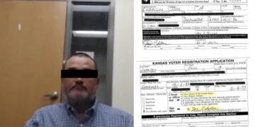 Un ciudadano mexicano enfrenta condena por votar ilegalmente y hacer pasar por ciudadano estadounidense en Kansas.
