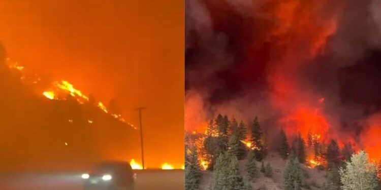 Los incendios en Columbia Británica impactan a miles de residentes y alteran la vida cultural de Summerland.